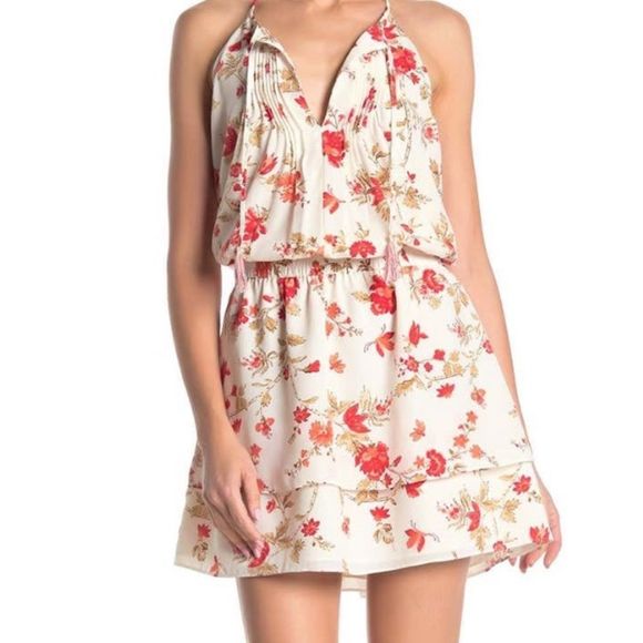 JOIE plated Floral Dress - Picture 3 of 4